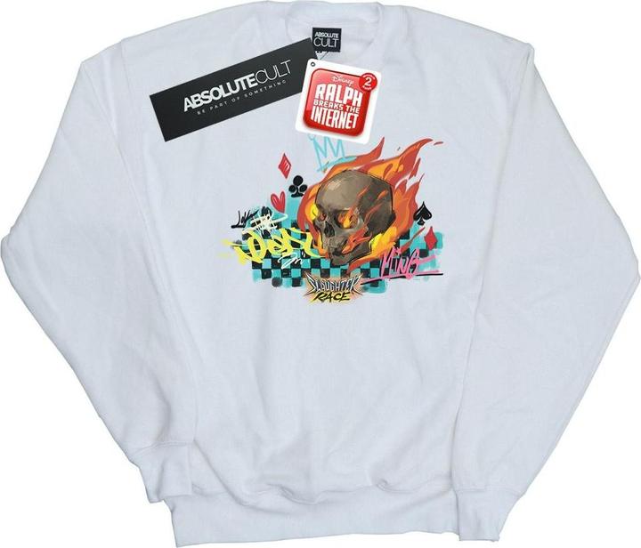 Disney Wreck It Ralph Race Skull Sweatshirt (M)