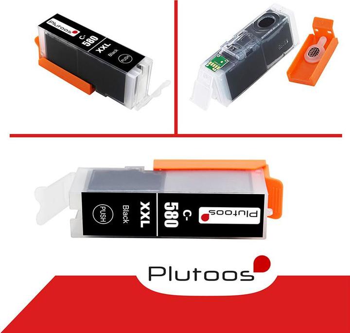 Produktbild Plutoos Canon PGI-580 Patrone XXL kompatibel, Black (BK)
