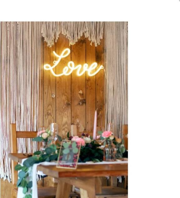 Image du produit Partydeco Lettres néon LED - Love