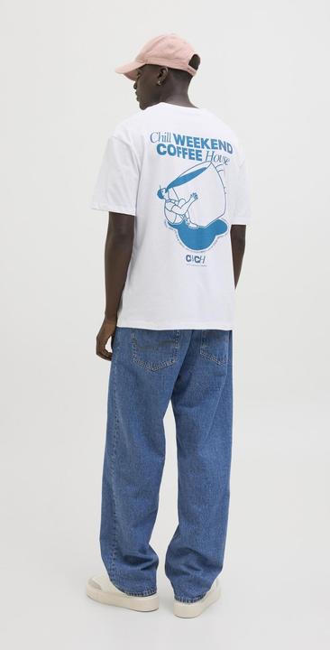 Produktbild Jack & Jones Rückenprint Rundhalsausschnitt T-shirt T-shirt (XS)