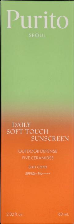 Actual product image Purito Daily Soft Touch (Sun cream face, SPF 50+, 60 ml, 60 g)