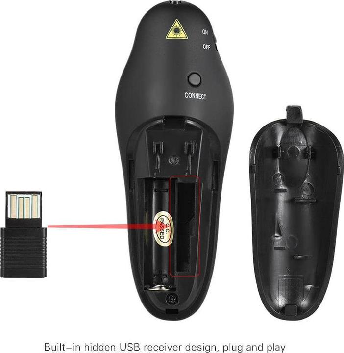 Produktbild JTI Fernbedienung für Präsentationen mit integriertem Laserpointer