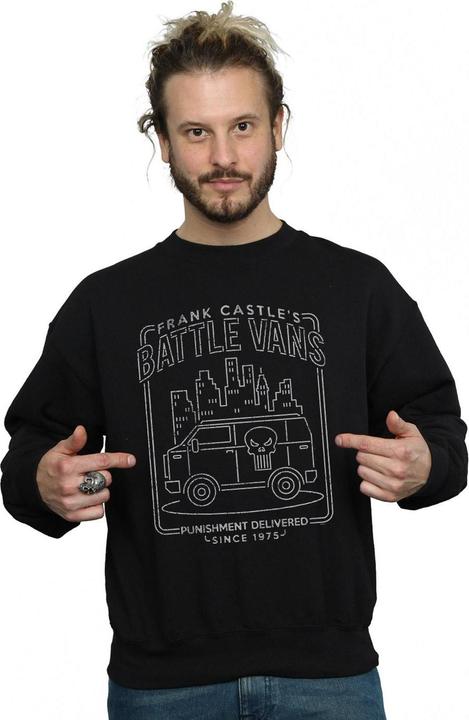 Produktbild The Punisher Frank Castle's Battle Vans Sweatshirt (4XL)