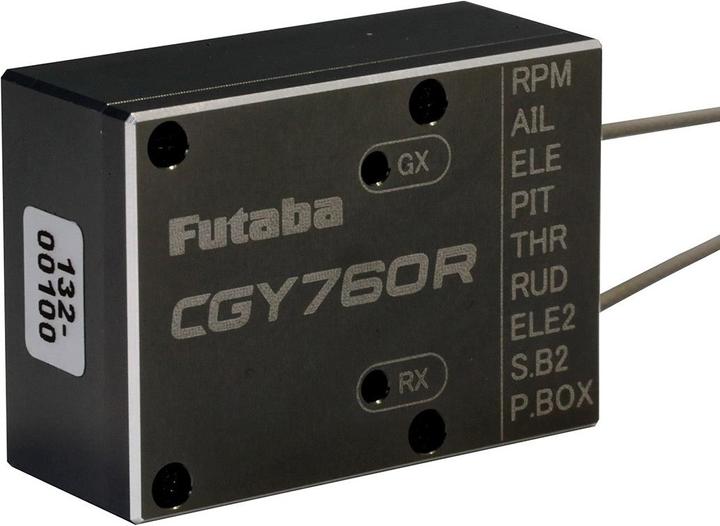 Actual product image Futaba CGY760R FBL 3-Axis Gyro/ Receiver