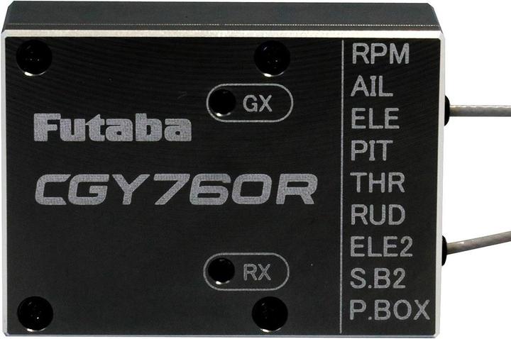 Actual product image Futaba CGY760R FBL 3-Axis Gyro/ Receiver