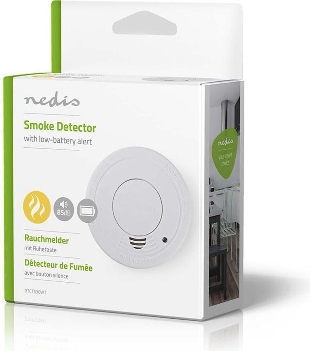 Produktbild Nedis DTCTS30WT Rauchmelder
