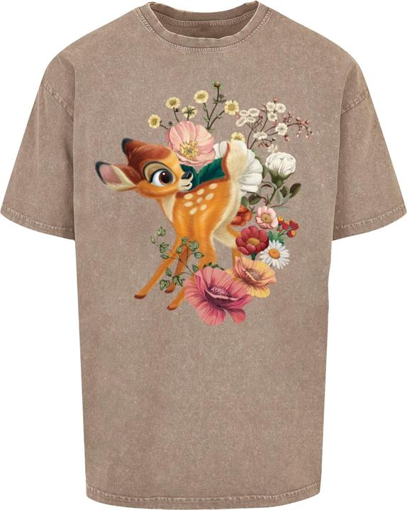 Immagine prodotto Absolute Cult Disney - Maglietta oversize con lavaggio acido di Bambi Meadow - 116259 (XL)