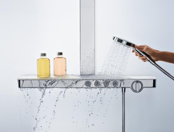 Produktbild hansgrohe HG Showerpipe RAINMAKER SELECT 460 3jet DN 15 weiss/chrom