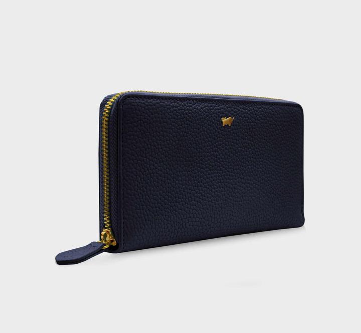Actual product image Braun Büffel Asti" Navy Wallet