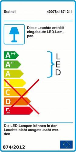 Energie-Label Steinel Gartenleuchte (150 lm, IP44)