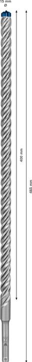 Image du produit Bosch Professional Zubehör Foret marteau Expert SDS plus-7X, 15 x 400 x 465 mm (15 millimètres)