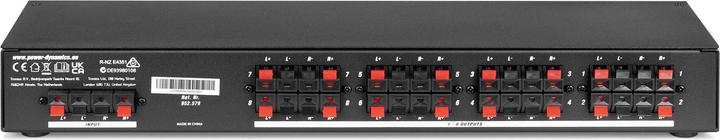 Image du produit Power Dynamics Luidspreker Schakelaar - SSW8 speaker selector voor 8 luidsprekers -