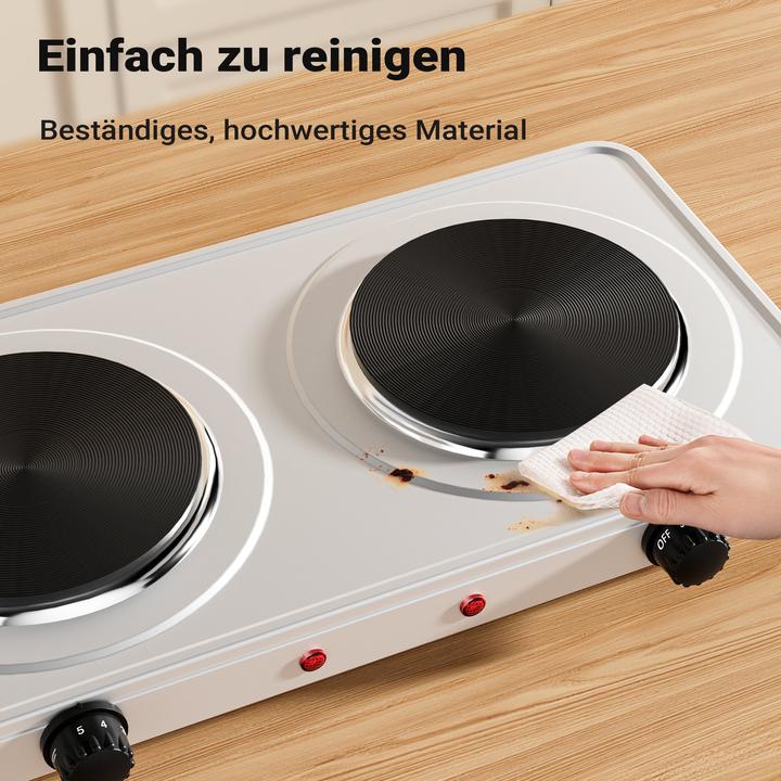 Image du produit Wiltec Doppelkochplatte