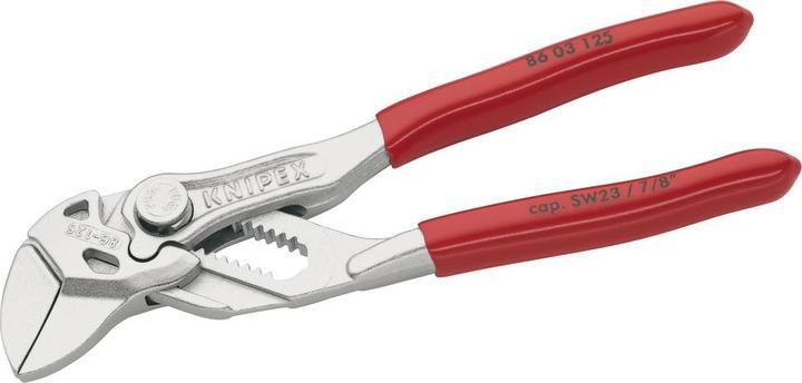 Immagine prodotto Knipex Pinza chiave mini Pinza e chiave in un unico utensile 86 03 125 (125 mm)