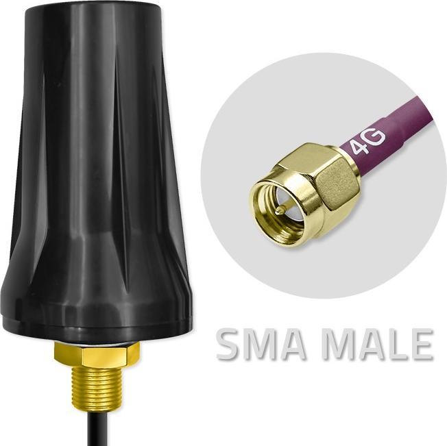 Image du produit Qoltec Antena 4G LTE dookólna DUAL | 7dBi | Zewnętrzna (4G)