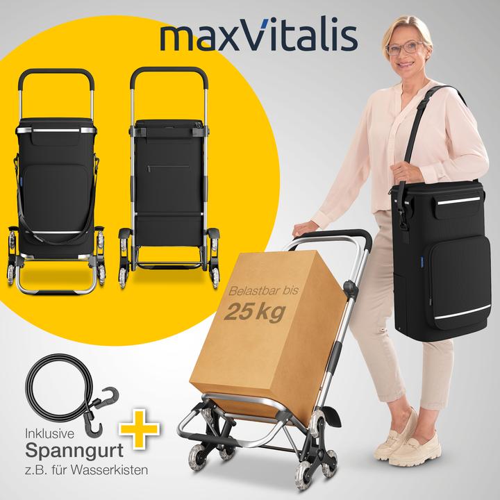 Produktbild Aktivshop Treppensteiger-Einkaufsroller Premium