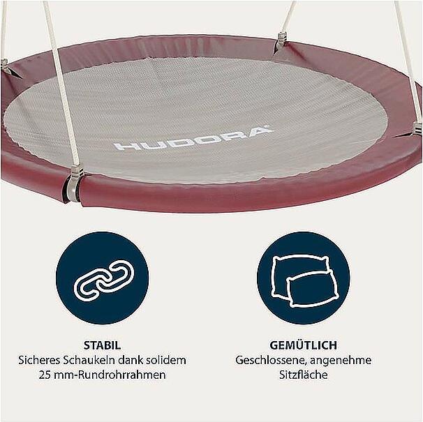 Produktbild Hudora Nestschaukel Lounge 90cm, Bernstein
