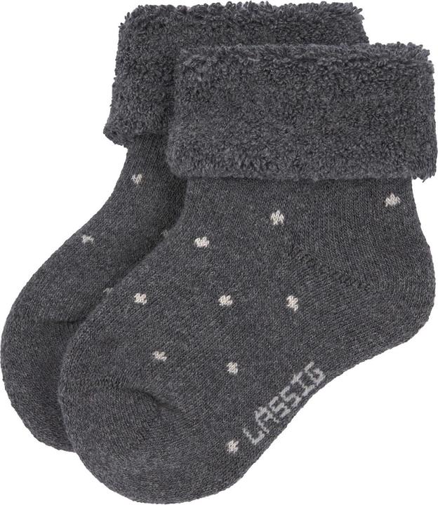 Actual product image Lässig Baby socks Grey Set of 3 (pack of 3, 12 - 14)