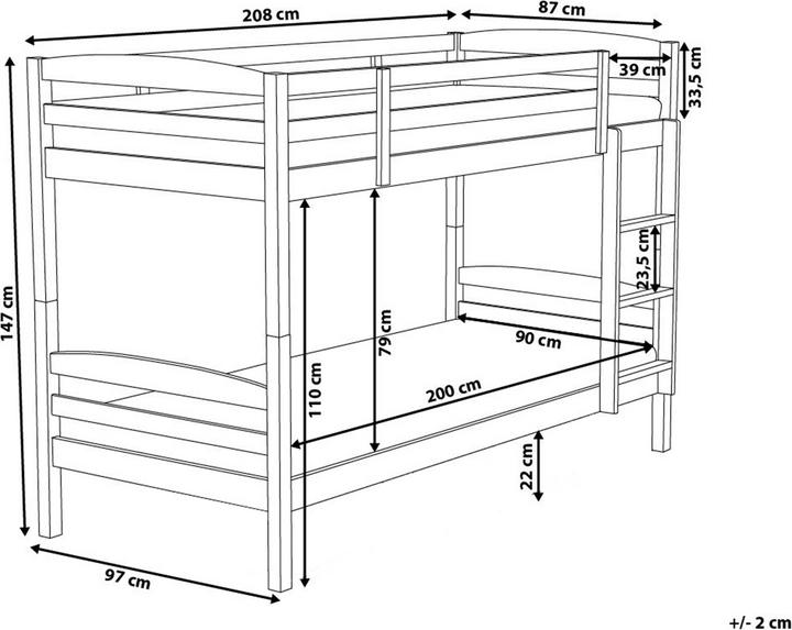 Immagine prodotto Beliani Regat (90 x 200 cm)