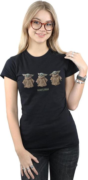 Image du produit Star Wars - T-shirt THE MANDALORIAN THE CHILD POSES - Femme (M)