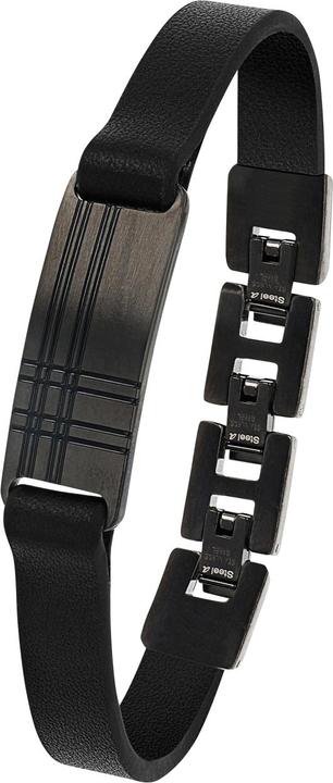 S.Oliver Armschmuck für Herren, Edelstahl (21.50 cm, Edelstahl)