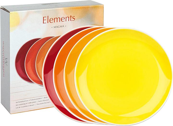 Produktbild Wächtersbach Frühstücksteller 'Elements Magma' 4er Set