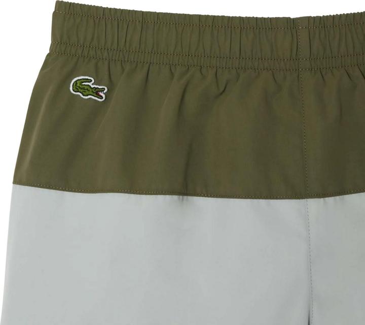 Actual product image Lacoste Boys Colour Block Taffeta Swimming Trunks (128)