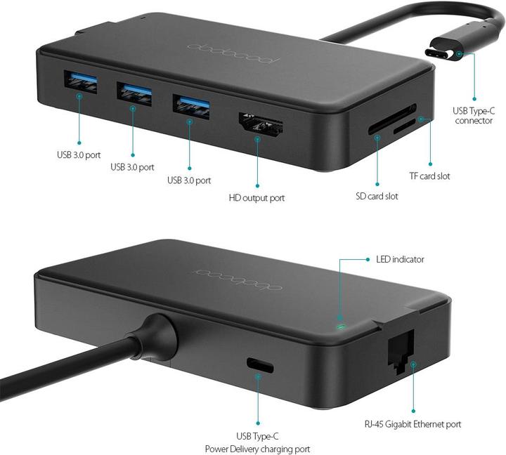 Produktbild Dodocool Dc46 (USB-A, USB-C)