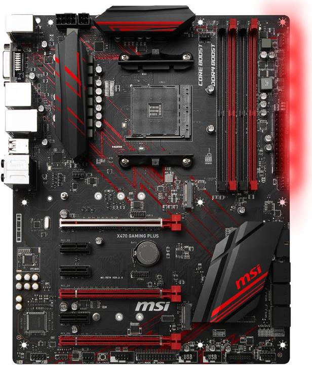 Produktbild MSI X470 Gaming Plus (AM4, AMD X470, ATX)