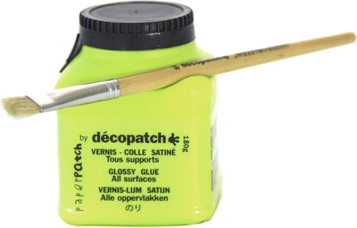 Image du produit Décopatch Vernis/colle satiné 180g FR / GB / NL (180 g, 180 ml)