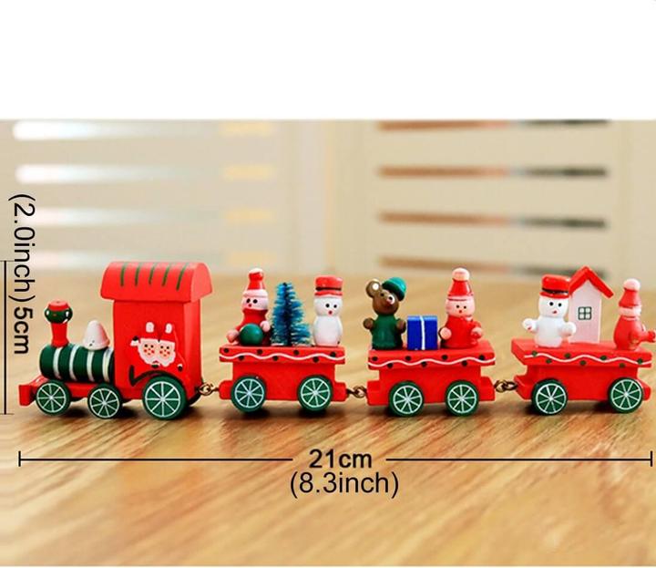 Produktbild Cover-Discount Christmas Train Weihnachtsdeko rot