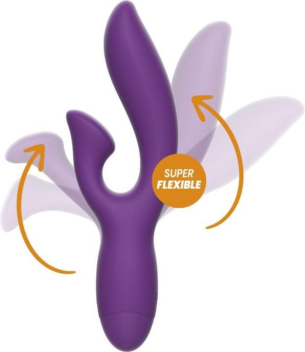 Actual product image Rewolution Rewofun Flexible Vibrator With Rabbit