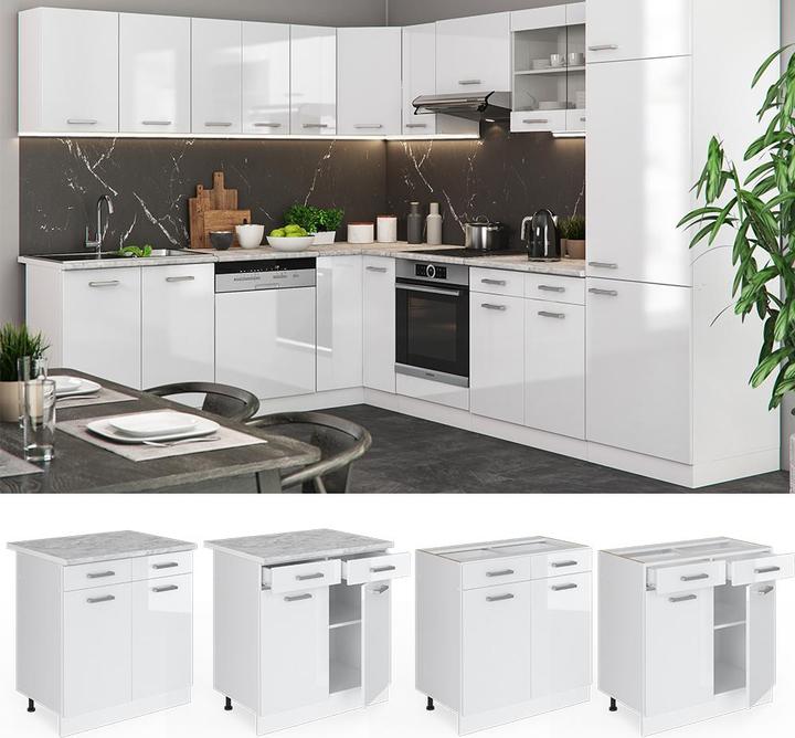 Produktbild Vicco Küchenschrank R-Line (80 x 46 x 81.5 cm)