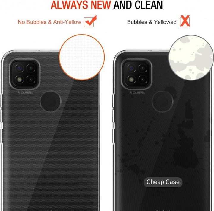 Produktbild Screenguard Xiaomi Redmi 9C Flexible TPU Clear Case (Xiaomi Redmi 9C)