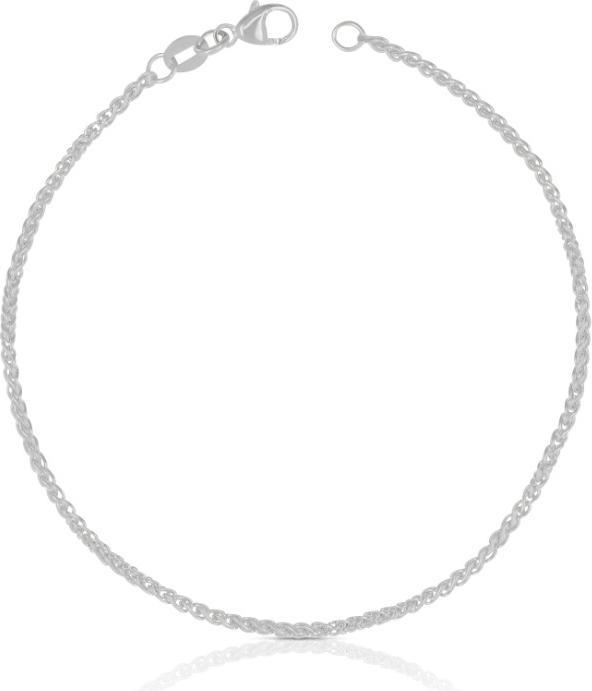 Muau Zopf (Weissgold, 750/18K Gelbgold, 24 cm)