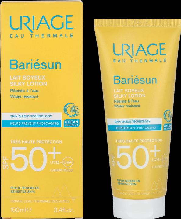 Image du produit Uriage Bariésun Lotion soyeuse (Crème solaire visage, SPF 50, 100 ml, 100 g)
