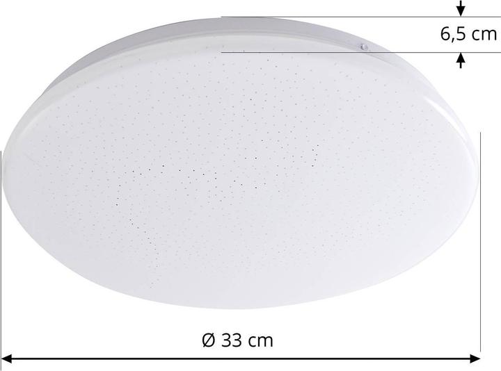 Actual product image Lindby Eovi LED ceiling light IP44 4000K (2500 lm)