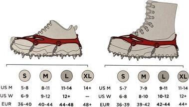 Immagine prodotto Kahtoola Microspikes red Crampons (49 - 50)