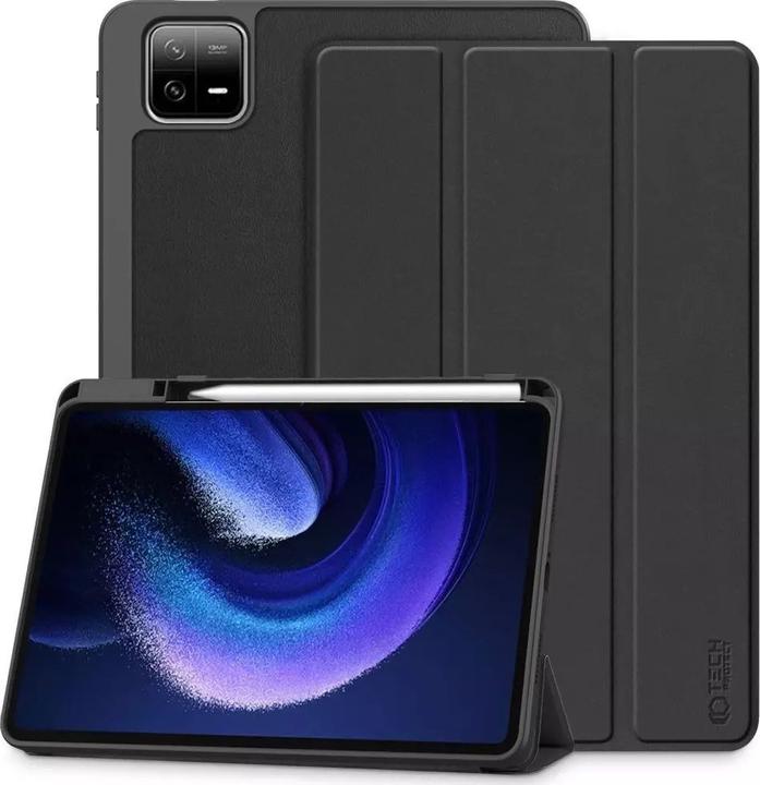 Actual product image Tech-Protect Tahvelarvutikaaned Xiaomi Pad 6/6 Pro, pliiatsihoidjaga, must (6 Pro, Xiaomi Pad 6)