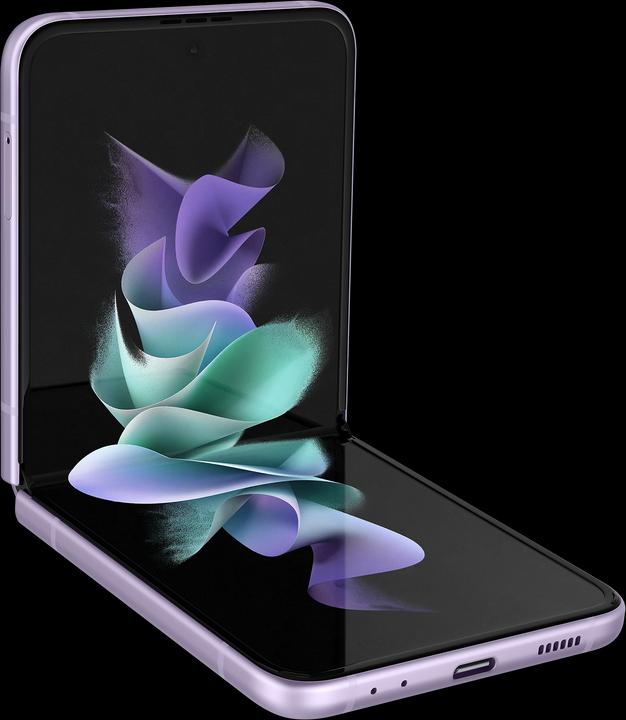 Samsung Galaxy Z Flip3 5G EU (128 GB, Lavender, 6.70", SIM + eSIM, 12 Mpx, 5G)