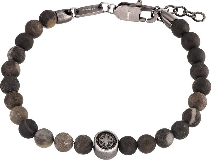 Produktbild S.Oliver Armschmuck für Herren, Edelstahl |Kompass (20 cm, Edelstahl)