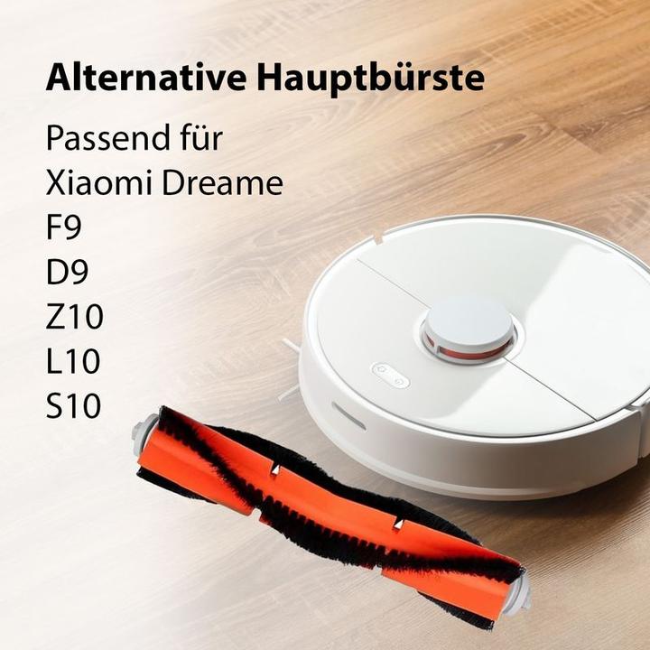 Immagine prodotto Hermex Alternative Hauptbürste für Xiaomi Dreame F9 D9 Z10 L10 Plus S10 Pro