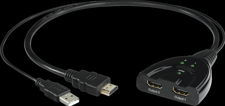 Produktbild Hama HDMI Splitter (0.07 m, HDMI)