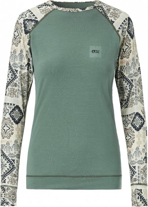 Picture haut technique pour femmes MILITA TOP - Sage Brush-L (L)