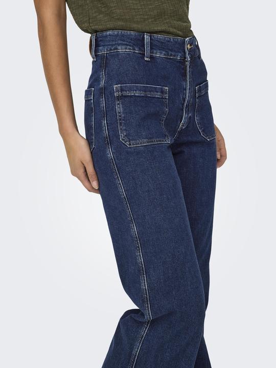 Actual product image Only ONLJUICY Hohe Taille Weiter Beinschnitt Jeans Jeans mit weitem Bein (W30/L32)