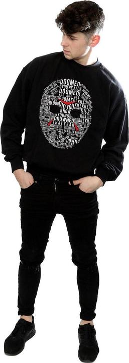 Immagine prodotto Absolute Cult Jason Text Mask Felpa Uomo (3XL)
