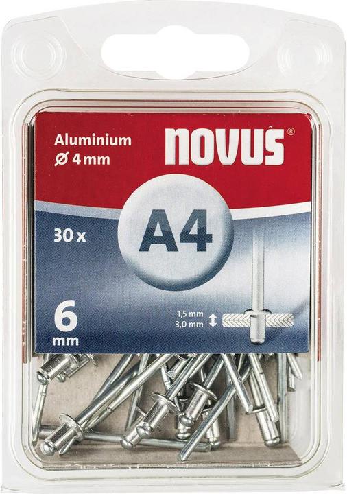 Produktbild Novus Blindniete (Ø x L) 4 mm x 6 mm