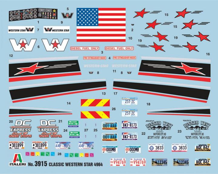 Immagine prodotto Tamiya 1:24 Classico camion degli Stati Uniti d'America Western Star