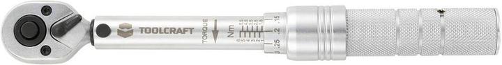 Toolcraft Drehmomentschlüssel mit Umscha (1/4", 1 Nm, 6 Nm)