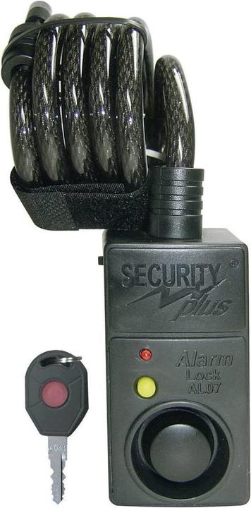 Actual product image Security Plus Cable lock AL07 Black with (120 cm)